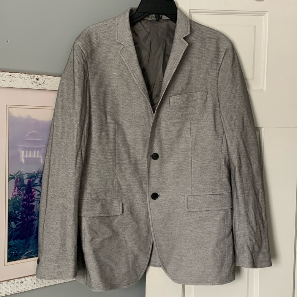 Theory size 40 light grey blazer!!